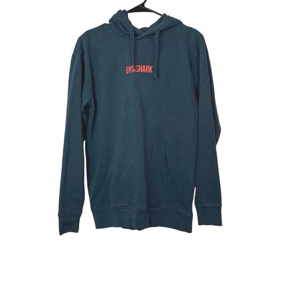 Gymshark Apollo Graphic Oversized Hoodie Size XS Green/Grey Activewear Athletic - Picture 1 of 8